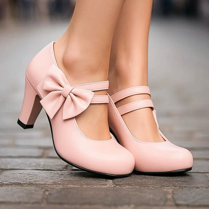 Lessie | Elegant Bow Heels