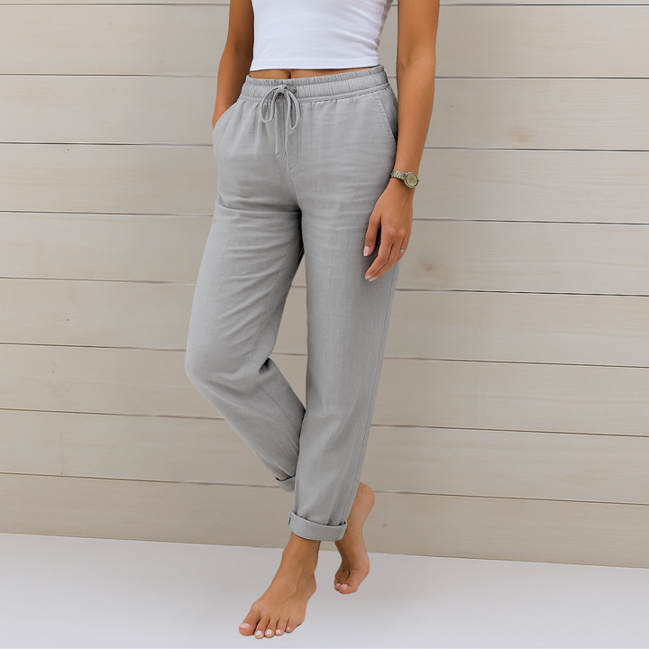 Madonna | Premium Breathable Linen Stretch Pants