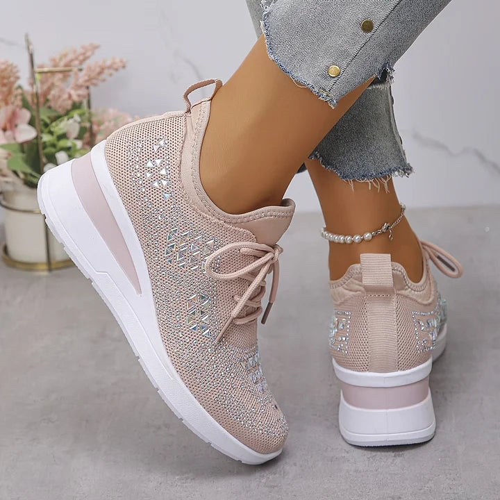 Romee | Orthopedic Sneakers with Sparkling Rhinestones