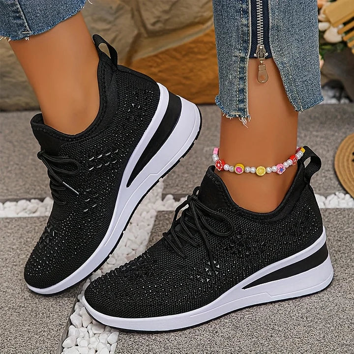 Romee | Orthopedic Sneakers with Sparkling Rhinestones