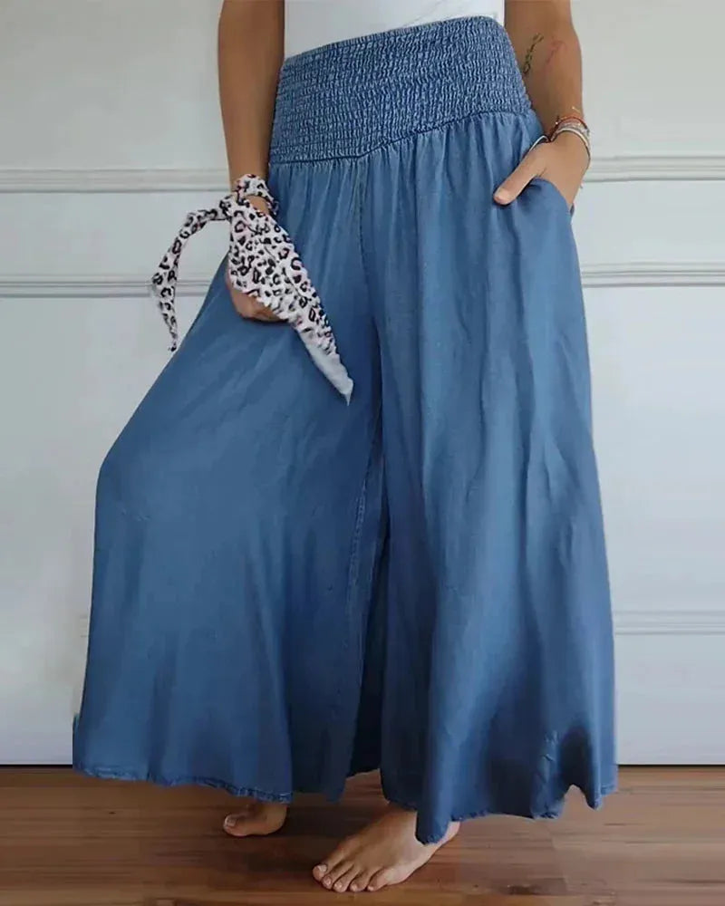Seah | High Waist Wide Leg Pants