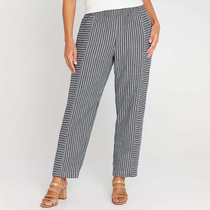 Kesia | Striped Cotton Pants