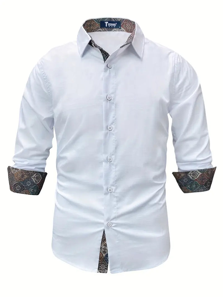 Jaxton | Long Sleeve Button-Up Shirt