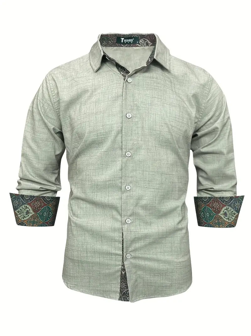 Jaxton | Long Sleeve Button-Up Shirt