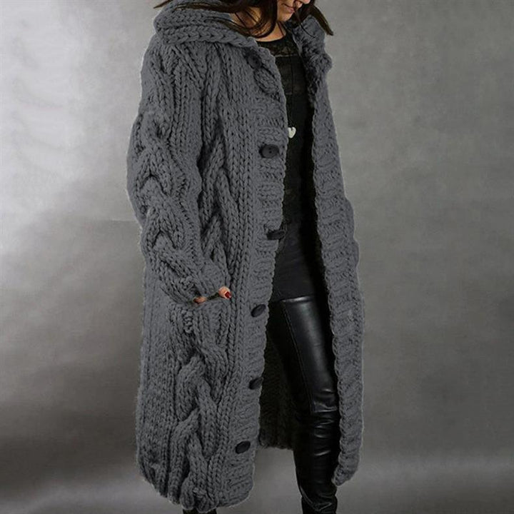 Orlaith | Elegant Cosy Coat with Tummy Coverage