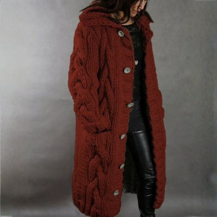 Orlaith | Elegant Cosy Coat with Tummy Coverage